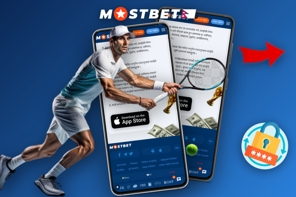 Mostbet app open on iPhone sportsbook lobby with live football and cricket odds