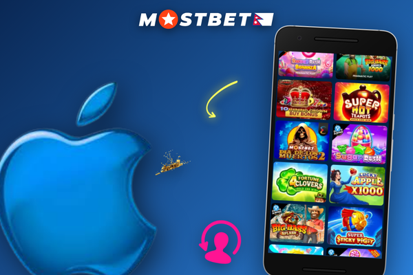 Mostbet Casino Megaways slot machine with six gem-filled reels and cascading payline streaks