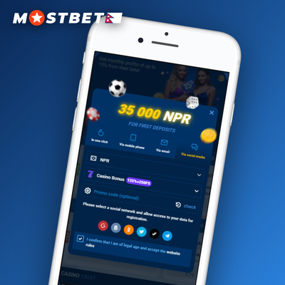 Mostbet verification via phone OTP or email for Nepali sign-up